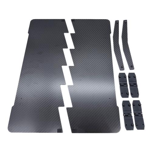 37CAMP ファニチャーアクセサリー ブラック シェルコン25専用 FR232 クラックトップ(ドライカーボン製) 天板のみ