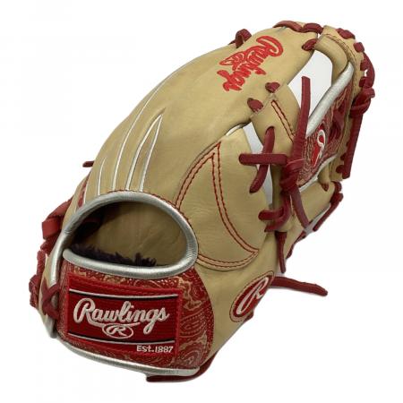 RAWLINGS (ローリングス) 軟式グローブ 約28cm レッドxベージュ HOH