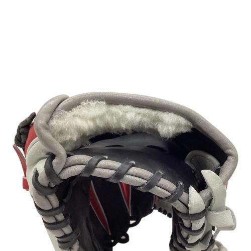 44 (フォーティーフォー) 硬式グローブ 11.75インチ（約29cm） レッド×ブラック 軟式兼用グラブ ケース付 オールラウンド用