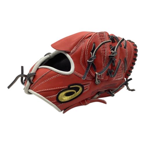 asics (アシックス) 軟式グローブ 約27cm レッド 大谷翔平選手モデル（レプリカ）少年用 GOLD STAGE 投手用 3124A065