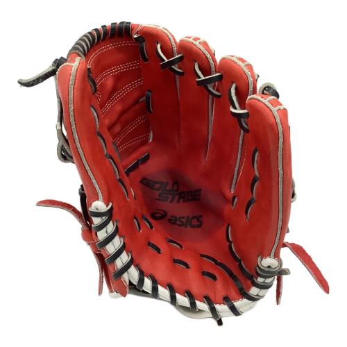 asics (アシックス) 軟式グローブ 約27cm レッド 大谷翔平選手モデル（レプリカ）少年用 GOLD STAGE 投手用 3124A065