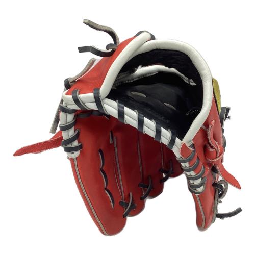 asics (アシックス) 軟式グローブ 約27cm レッド 大谷翔平選手モデル（レプリカ）少年用 GOLD STAGE 投手用 3124A065