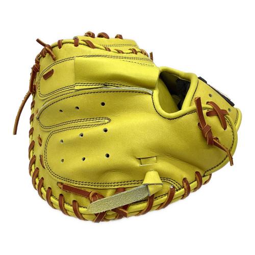 ATOMS (アトムズ) 硬式グローブ 約29cm レモンイエロー 限定モデル ケース付 キャッチャーミット AGL-02