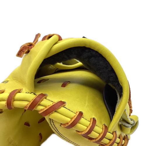 ATOMS (アトムズ) 硬式グローブ 約29cm レモンイエロー 限定モデル ケース付 キャッチャーミット AGL-02