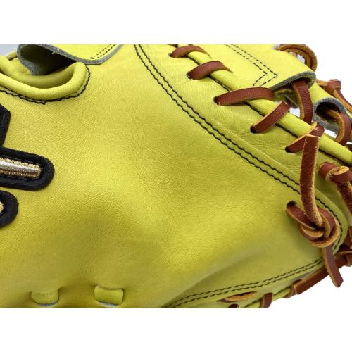 ATOMS (アトムズ) 硬式グローブ 約29cm レモンイエロー 限定モデル ケース付 キャッチャーミット AGL-02