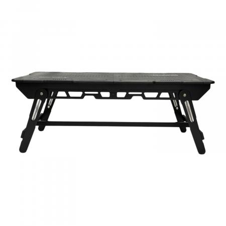 【美品】オンユーライフ　ステンレステーブル　ブラック ON-U LIFE (オンユー ライフ) アウトドアテーブル ブラック MY OWN