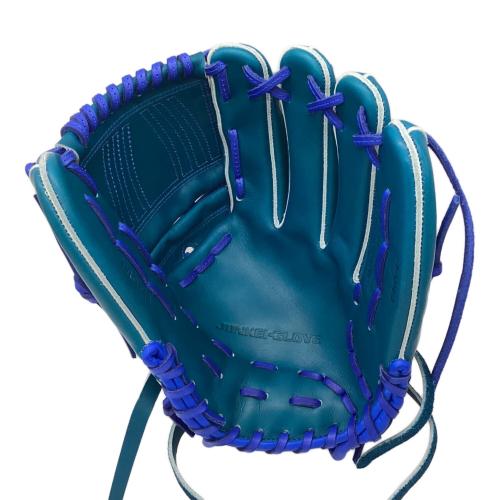 JUNKEI-GLOVE (ジュンケイグラブ) 硬式グローブ 約28cm KOIAI×ブルー ケース付 オーダーグラブ 投手用 PRO-18