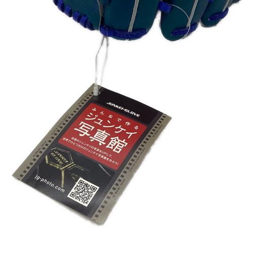 JUNKEI-GLOVE (ジュンケイグラブ) 硬式グローブ 約28cm KOIAI×ブルー ケース付 オーダーグラブ 投手用 PRO-18