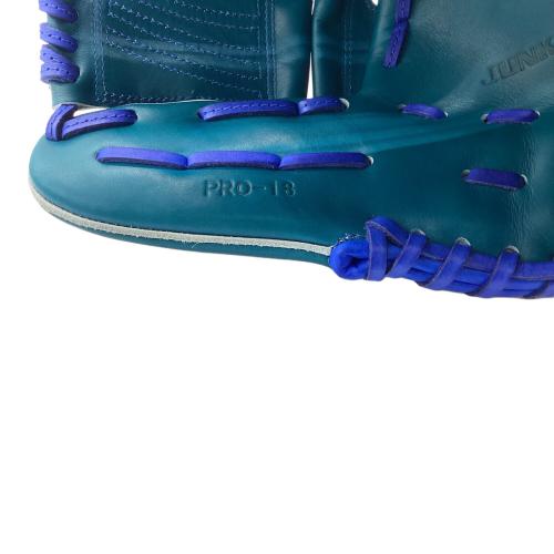 JUNKEI-GLOVE (ジュンケイグラブ) 硬式グローブ 約28cm KOIAI×ブルー ケース付 オーダーグラブ 投手用 PRO-18
