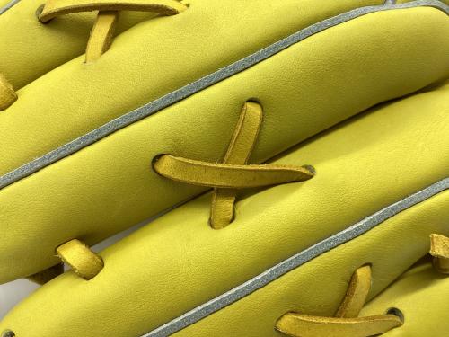 Take Glove (テイクグローブ) 硬式グローブ 約29cm イエロー ケース付 投手用