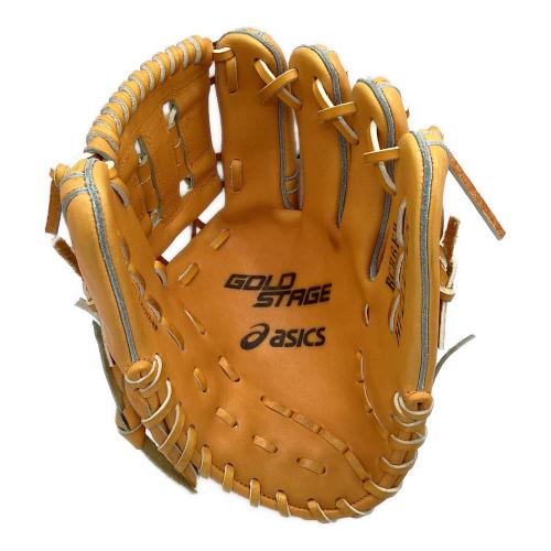 asics (アシックス) 硬式グローブ 約28cm オレンジ ケース・元箱付 @ GOLD STAGE SPEED TECH 内野用 BGH6FH