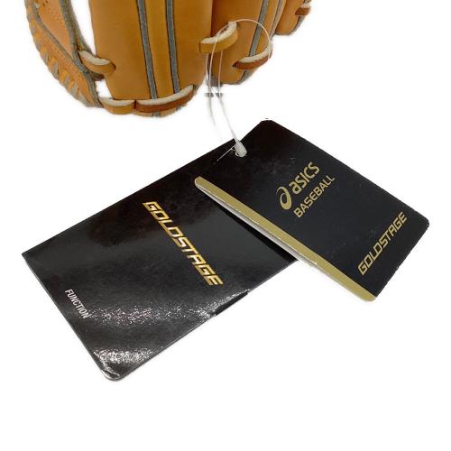 asics (アシックス) 硬式グローブ 約28cm オレンジ ケース・元箱付 @ GOLD STAGE SPEED TECH 内野用 BGH6FH