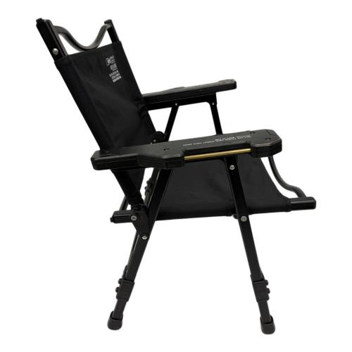 ON-U LIFE (オンユー ライフ) アウトドアチェア ブラック ナックルカーミットチェアM