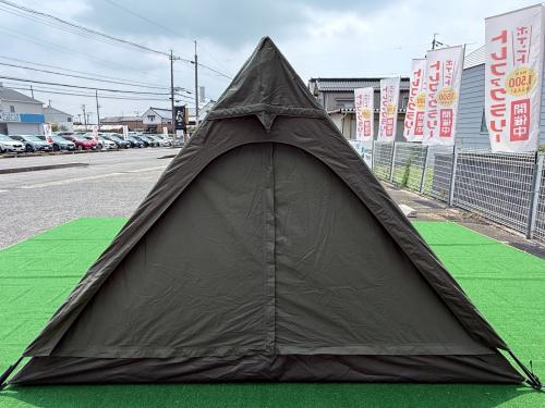 CAMVIL (ケムビル) ドームテント カーキ THE A 250x250x160cm 2～4人用 TC素材（インナーテント）