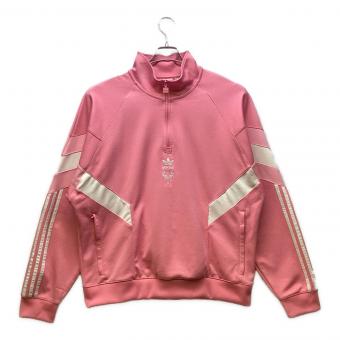 adidas Originals (アディダスオリジナル) インテル・マイアミCF オリジナルス ハーフジップ クルーネックスウェット サッカーウェア(トップス) JI6907 SIZE XL ピンク