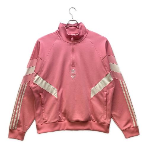 adidas Originals (アディダスオリジナル) インテル・マイアミCF オリジナルス ハーフジップ クルーネックスウェット サッカーウェア(トップス) JI6907 SIZE XL ピンク