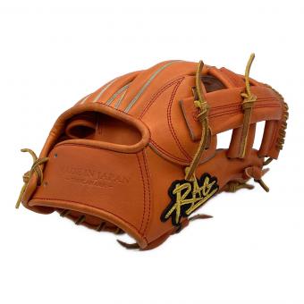 RAG de Lion (ラグデリオン) 硬式グローブ 約27cm オレンジ 土手紐無 オーダーグラブ ケース付 内野用