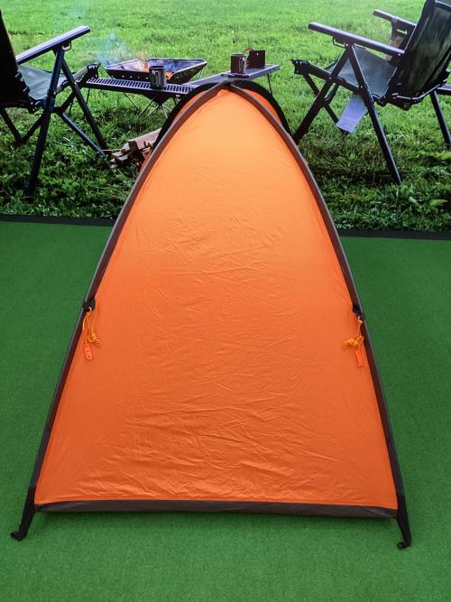 ARAI TENT (アライテント) 登山用テント 自立式ドーム型シェルター オレンジ RAIZ 1 100X200X95cm 1人用