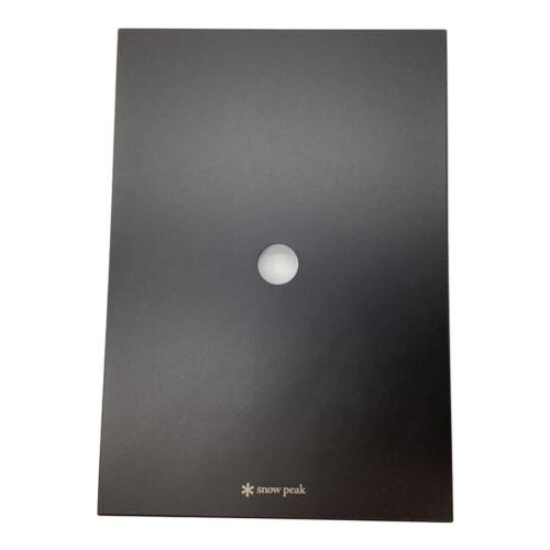 Snow peak (スノーピーク) ファニチャーアクセサリー 雪峰祭2024秋限定商品 FES-085-BK ステンレストレー1ユニットブラック
