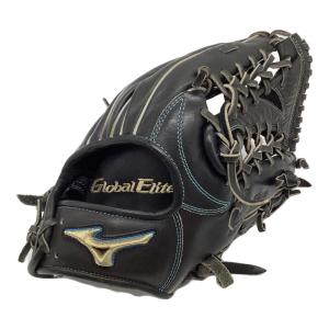 MIZUNO (ミズノ) 軟式グローブ 約32cm ブラック 10周年記念モデル Global Elite H Selection ∞ 外野用 1ajgr22307
