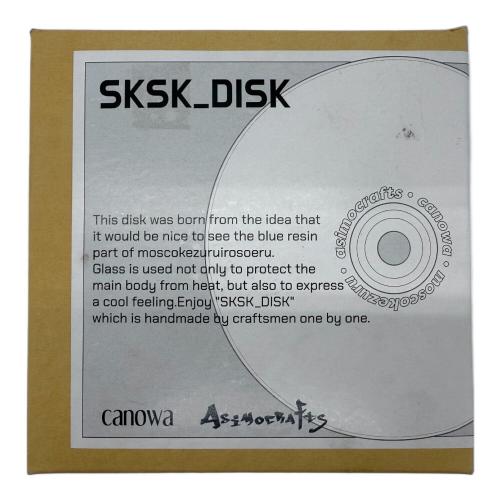 asimocrafts (アシモクラフツ) アウトドア雑貨 MOSCOKEZURU専用ガラスDISK canowa SKSK DISK