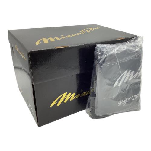 MIZUNO (ミズノ) 軟式グローブ 約28cm ブルー ビッグMロゴ 元箱・ケース付 Mizuno Pro 内野用