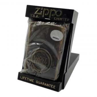 ZIPPO LUCKY STRIKE ケース付 ケース1995年製/ユニット1995年製 真鍮(ブラス)