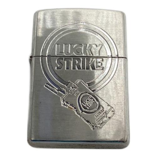 ZIPPO LUCKY STRIKE ケース付 ケース1998年製/ユニット1998年製 スターリングシルバー(SILVER925)