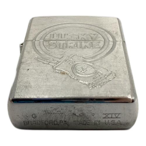 ZIPPO LUCKY STRIKE ケース付 ケース1998年製/ユニット1998年製 スターリングシルバー(SILVER925)