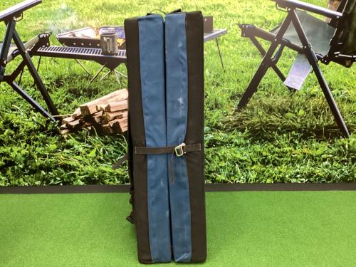 MAD ROCK 登山雑貨 約120×90cm ブラック×ブルー クラッシュパッド