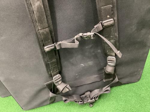 MAD ROCK 登山雑貨 約120×90cm ブラック×ブルー クラッシュパッド