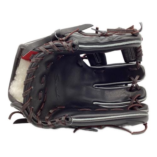 佐藤グラブ工房 (サトウグラブコウボウ) 硬式グローブ 約27cm ブラック ケース付 内野用