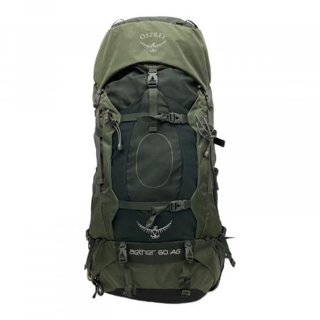 OSPREY (オスプレー) バックパック オリーブ AETHER 60 AG 背面長 51cm