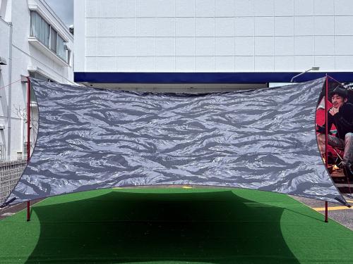 URBAN FOREST (アーバンフォレスト) ヘキサタープ The Arth 黒タイガー 500x420cm 3～5人用