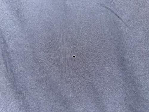 ZUKK シェルター 290x205x140cm 程度B ヨゴレ・芝生付着・生地小穴(2～3mm程度)有 ブラック ポールエンドキャップ欠品 ピケTC 1～2人用 TC素材