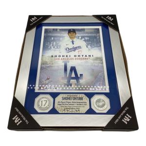 ロサンゼルス・ドジャース 応援グッズ 【シリアルナンバー0996/2024】 大谷翔平#17 移籍記念ダブルコインフォトミント 未使用品