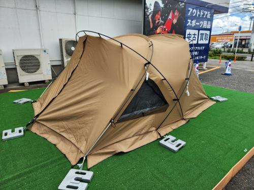 DOD (ディーオーディー) ドームテント 2024年販売モデル キャメル T2-052-CA ガルテント 305x225x140cm 1～2人用 程度S 程度S スカートあり TC素材