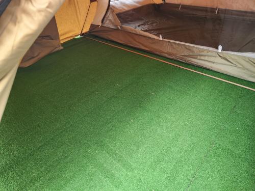 DOD (ディーオーディー) ドームテント 2024年販売モデル キャメル T2-052-CA ガルテント 305x225x140cm 1～2人用 程度S 程度S スカートあり TC素材