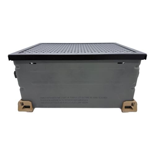 Snow peak (スノーピーク) 収納ケース シェルフコンテナ25 CAMPGEEKS塗装品(カーキ)