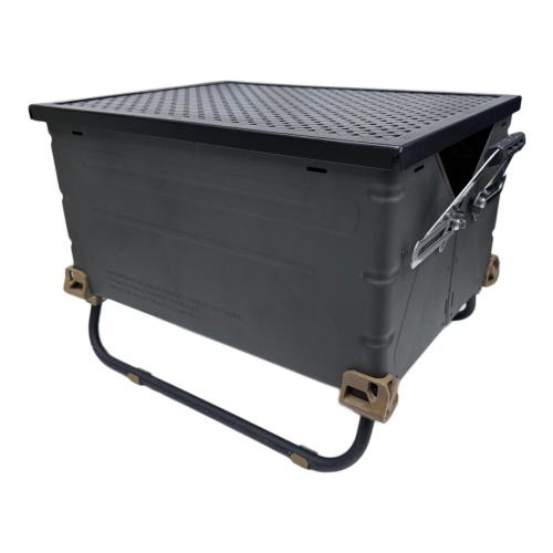 Snow peak (スノーピーク) 収納ケース シェルフコンテナ50 CAMPGEEKS塗装品(カーキ)