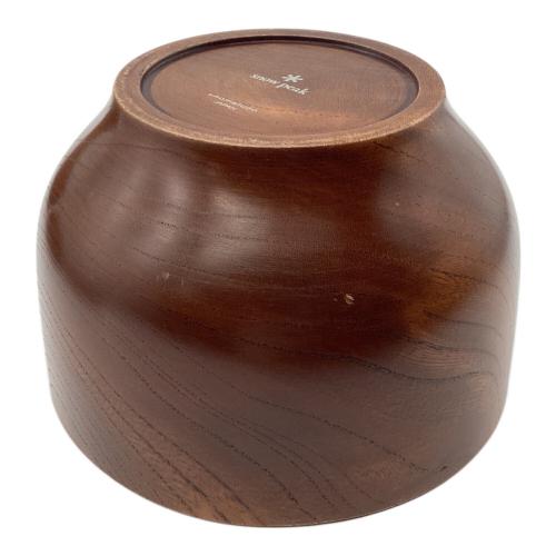 Snow peak (スノーピーク) アウトドア食器セット 廃盤品  @ TW-023BR SPワンセット 拭き漆ナチュラル