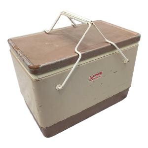 Coleman (コールマン) クーラーボックス 1979年6月製 USA製 収納ケースとして利用（クーラーボックスとして機能不可） ブラウン ヴィンテージ