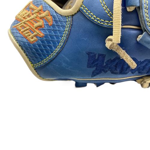 YABAI (ヤバイ) 硬式グローブ 約29cm ブルー LOVE革CLUB 投手用 JFT15T17