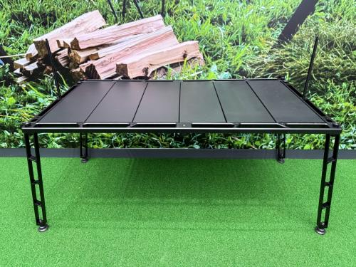 37CAMP (サンナナキャンプ) アウトドアテーブル ブラック FR240tb フレームテーブル(テーブルセット)