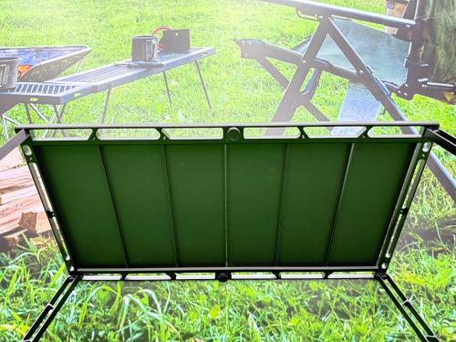 37CAMP (サンナナキャンプ) アウトドアテーブル ブラック FR240tb フレームテーブル(テーブルセット)