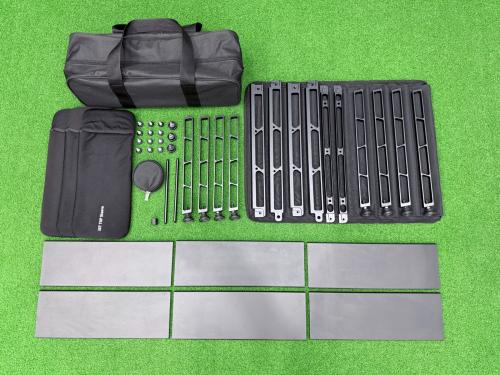 37CAMP (サンナナキャンプ) アウトドアテーブル ブラック FR240tb フレームテーブル(テーブルセット)