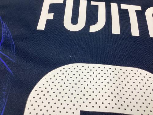 日本代表 (ニホンダイヒョウ) サッカーユニフォーム SIZE XL ネイビー 藤田譲瑠チマ【8】2024年ホーム Y-3 レプリカ