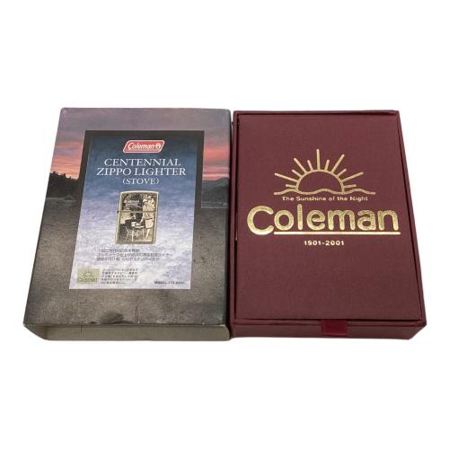 Coleman (コールマン) ZIPPO Coleman創立100周年記念 2001個限定（シリアルナンバー1118/2001） センテニアルジッポライター（ストーブ） 170-6408