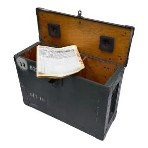 収納ケース 米軍放出品 ランタンコンテナ（GIランタンx2収納可） 海兵隊ストックリスト(コピー)付属