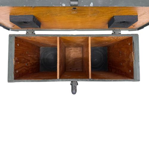 収納ケース 米軍放出品 ランタンコンテナ（GIランタンx2収納可） 海兵隊ストックリスト(コピー)付属